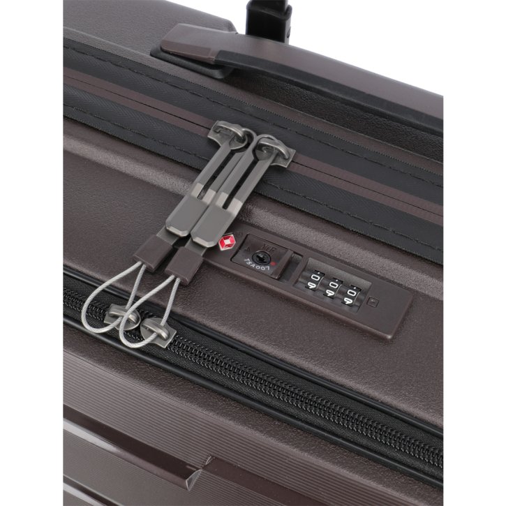 Travelite Air Base 4w S Trolley Vortasche coffee
